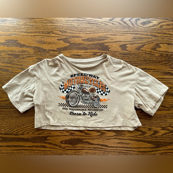 Speedway Motorcycle crop top. - Picture 1 of 1